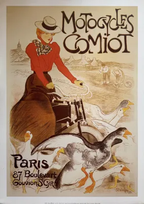 Image de Motocycles Comiot - Steilen - 50x70cm Affiche Poster
