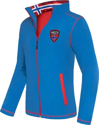 Produktbild von Nebulus Softshelljacke MARQUES Herren, warme Outdoorjacke, praktische & vielseitige Übergangs-Jacke, P5550 - Herren, kobalt-rot, S