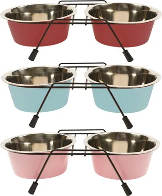 Produktbild von Duvo+ Dinner Set Napfständer + Näpfe, Größe: S