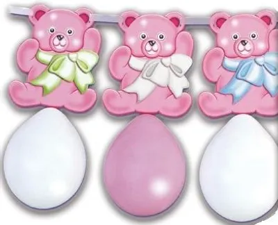 Produktbild von Ballondeko Teddybären Mädchen 230cm 1 Stk.