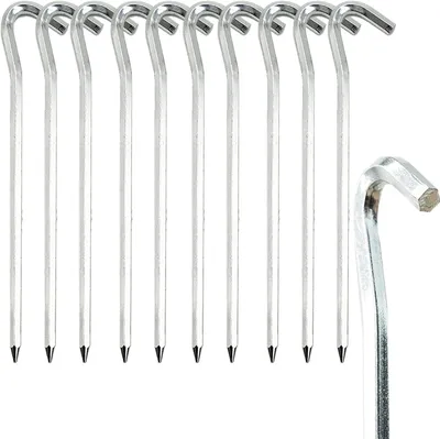 Produktbild von Zeltpflöcke Aluminium 18 cm, 10 Stück, leicht, für Camping