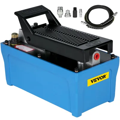 Produktbild von VEVOR 0,85L Lufthydraulikpumpe, 8,04 kg Pneumatische Hydraulische Fußpumpe 10.000 Pfund, hydraulische Luftpumpe,,Hydraulische Fußpumpe,Kreiselpumpe Autoreparatur Blau