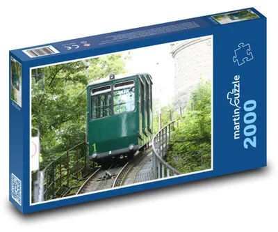 Produktbild von Puzzle 2000 Stockholm - Standseilbahn - martinpuzzle