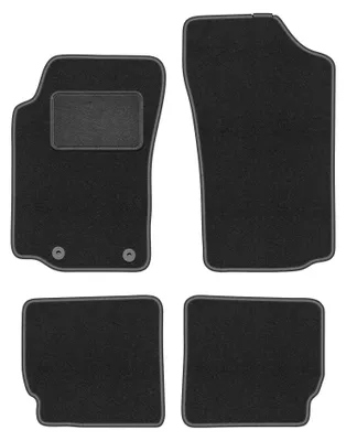 Immagine prodotto di Tappetini in moquette per Peugeot 306 1993-2001 (cabrio) – set 4 pezzi, grigio grafite, su misura – Wielganizator LUX