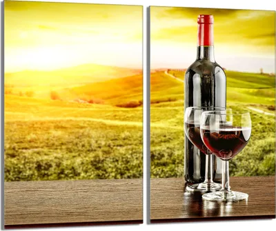 Produktbild von Glasschutzplatte für den Herd 2x30x52 Wein