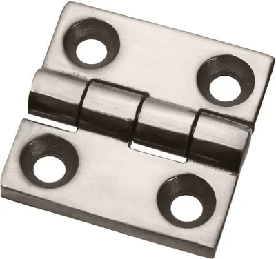 Produktbild von V2A Edelstahl Scharnier Metallscharnier rostfrei Türscharnier Möbelscharnier 40x40mm
