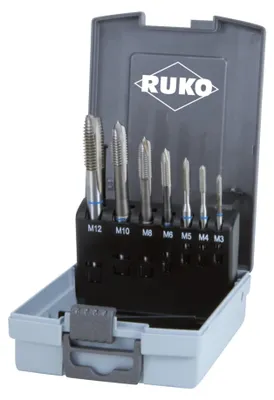 Immagine prodotto di Rubinetto Ruko DIN371 / 376-B M3-M12 HSS cartuccia in plastica - 245057RO