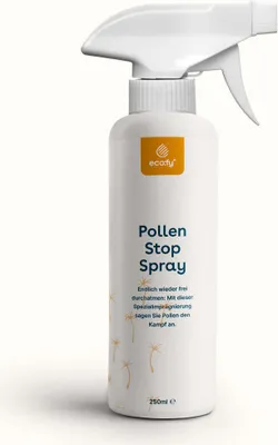 Produktbild von eco:fy Pollenschutz Pollenstop Spray Schutz vor Pollen Staub Rußpartikeln Zur nachträglichen Behandlung von Fliegengitter (0,25 Liter)
