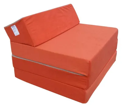Produktbild von Faltmatratze mit Kopfteil, Ideal für Camping und Übernachtungen