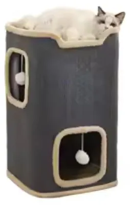 Produktbild von Krabplank für große Katzen - Grau