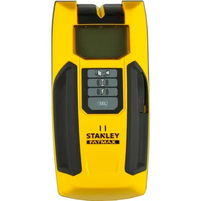 Obrázek produktu pro Stanley FATMAX, Živý kabel, Kov, Dřevo, Černá, Žlutá, LCD, 9 V, Baterie