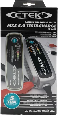 Produktbild von CTEK MXS 5.0 TEST&CHARGE EU Ładowarka 12V 5A do akumulatorów kwasowo-ołowiowych