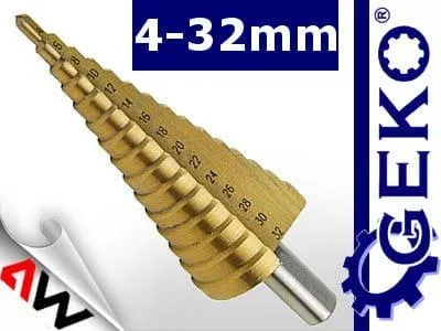 Obrázek produktu pro Kuželový vrták 4-32 mm /geko