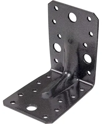 Immagine prodotto di Giunto angolare DURAVIS® di Alberts con nervatura, nero diamante 90 x 90 x 65 mm