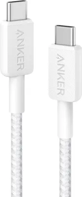 Obrázok produktu pre Dátový a nabíjací kábel, Anker, 2 x USB-C, 60 W, 0,9 m, biela