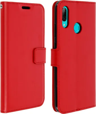 Immagine prodotto di Custodia a libro con funzione stand per Huawei P Smart 2019 / Honor 10 Lite, colore rosso