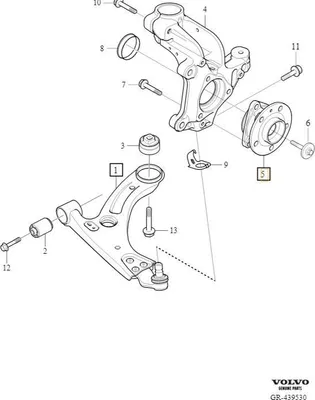 Immagine prodotto di VOLVO XC40 set di cuscinetti per mozzo ruota anteriore 32329656 OE