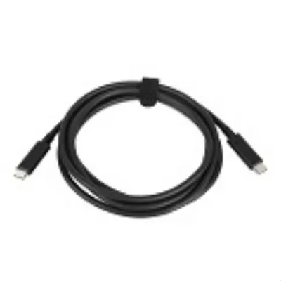 Produktbild von Lenovo 4X90Q59480, 2 m, USB C, USB C, USB 3.2 Gen 1 (3.1 Gen 1), 5 Gbit/s, Schwarz