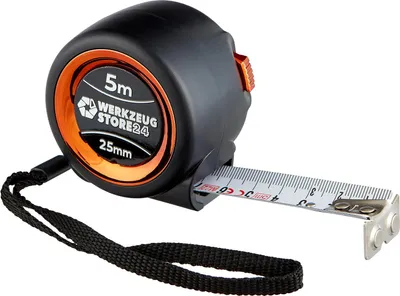 Produktbild von WS24 Taschen-Bandmaß 5 m x 25 mm - WS24-100118