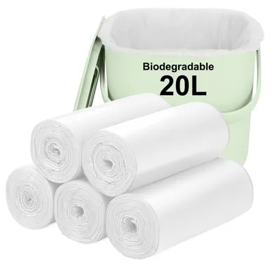Immagine prodotto di Solidchoice - Sacchetti per rifiuti biodegradabili, 100 pezzi, capacità 20 litri