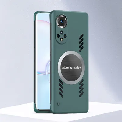 Produktbild von Honor 50 Hülle, Frameless PC Matt Kühlabdeckung Loch Wärmeableitung Schutzhülle für Honor 50 Grün