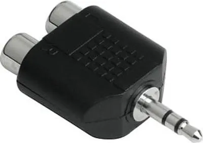 Zdjęcie produktu dla Hama 122376, 3.5 mm, 2 x RCA, Czarny