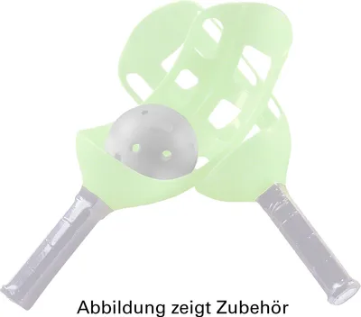 Produktbild von Pickleball, Wiffle Ball Kunststoff Baseball Übungsball, Scoopball Fangspiel, Fangballspiel, Lochball für Floorball und Unihockey, Durchmesser 9 cm