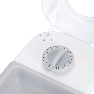 Image de Distributeur automatique d'aliments pour animaux domestiques, multifonctionnel, amovible, distributeur intelligent d'aliments pour chats et chiens à un seul repas, gris