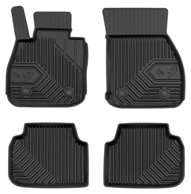 Productafbeelding van Rubberen automatten voor MINI Clubman II vanaf 2015 (stationwagen) – 4-delig, zwart, op maat