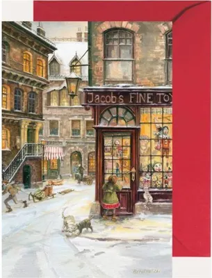 Produktbild von Miniadventskalender "Weihnachtsträume" – Grußkarte mit 24 Türchen