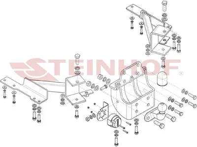 Produktbild von Z548137 Anhängerkupplung passend für TOYOTA Land Cruiser 2003-2009 starr