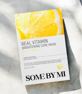 Obrázek produktu pro Some By Mi - Real Vitamin Brightening Care Mask - Rozjasňující maska s antioxidačním účinkem 20g