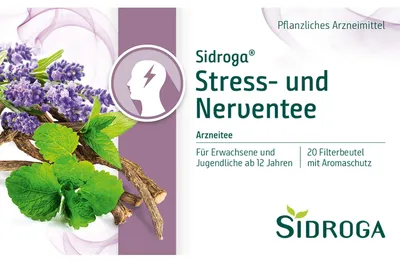 Obrázek produktu pro Sidroga Čaj proti stresu a nervům, 20 ks. Filtrační sáčky