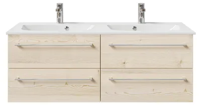 Produktbild von PELIPAL Serie 6025 SET-045-056 Waschtisch mit Unterschrank bestehend aus: Waschtisch, Waschtischunterschrank  / 132cm