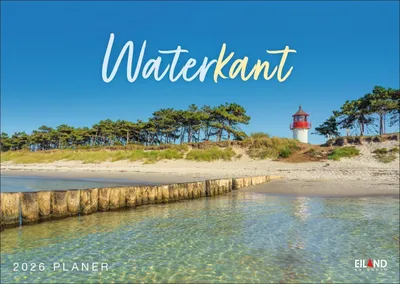 Produktbild von Fotokalender 2026 Waterkant 31x44 cm zum Eintragen – Nordsee & Ostseeküste