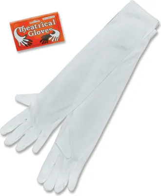 Produktbild von Weiße Opernhandschuhe Kostümzubehör