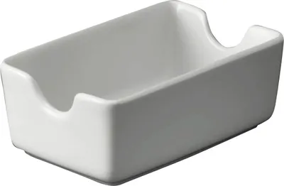 Produktbild von CHURCHILL White Holloware Zuckertütenhalter, Länge: 117 mm, Breite: 73 mm