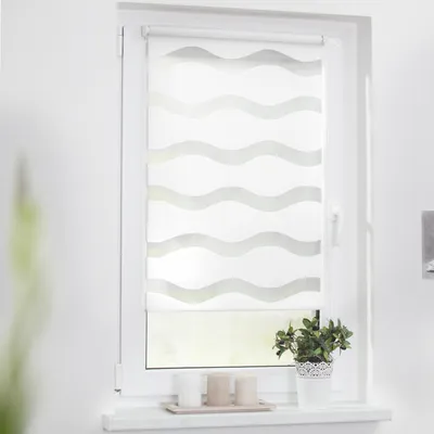 Obrázek produktu pro Lichtblick Duo roleta s vlnovou svorkou, bez vrtání Bílá, 150 cm, 90 cm x 150 cm (š x d)