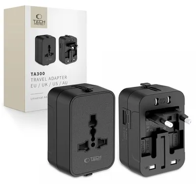 Image de Tech Protect TA300 Reiseadapter EU UK AU