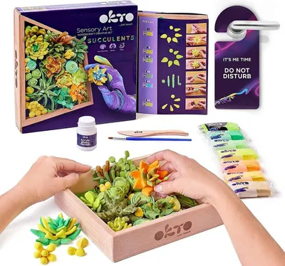 Zdjęcie produktu dla Wood&Craft DIY Succulents 21*21cm Energy 10009