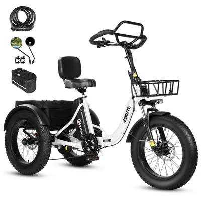 Immagine prodotto di Bicicletta elettrica ESKUTE T302 Pro 250W 48V20.8Ah Pieghevole Freni a disco Accessori Bianco
