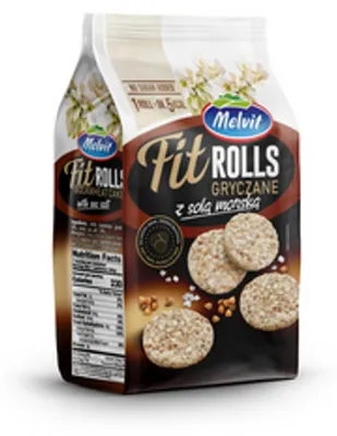 Produktbild von Melvit Fit Rolls, Haferrollen mit Meersalz, 60g