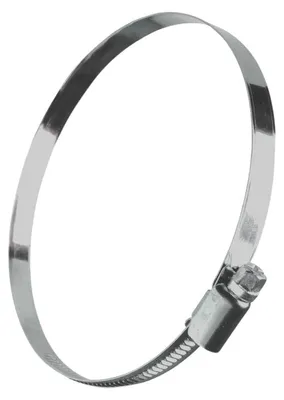 Produktbild von Schlauchschelle 100-120 9mm verzinkt W1 Bandschelle Schneckengewinde