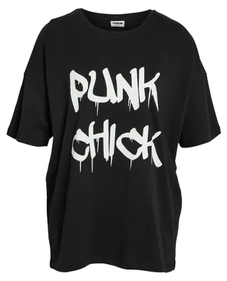 Produktbild von NOISY MAY T-Shirt Print Kurzarm Rundhals Bequem Größe: S