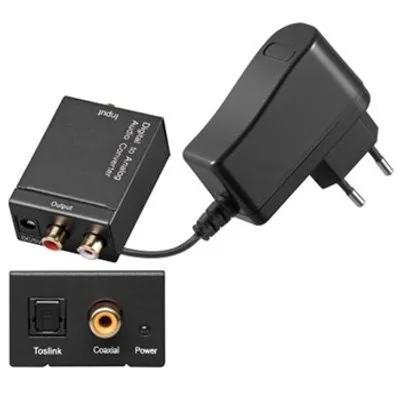 Image de PREMIUMCORD Převodník z digitálního signálu SPDIF a optického Toslink na 2x CINCH