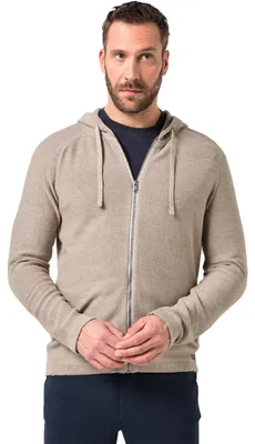 Immagine prodotto di Giacca da uomo in maglia, color grigio-marrone, taglia 6XL