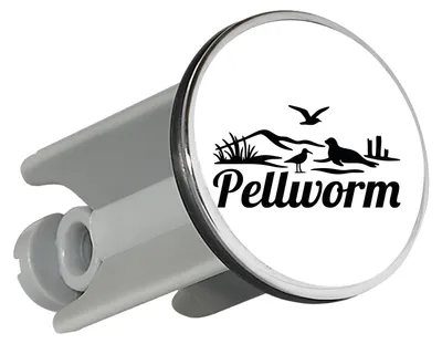 Produktbild von Huuraa Waschbeckenstöpsel Pellworm Strandmotiv 4cm höhenverstellbar Abflussstopfen Geschenkidee