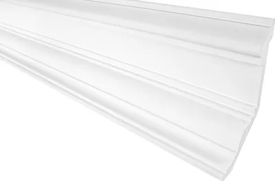 Produktbild von GRAND DECOR Stuckleisten Decke modern, PolyurethanHartschaum weiß - 2m Deckenleisten glatt Abschlussleiste Stuckprofil Dekorleisten (2 Meter P825)