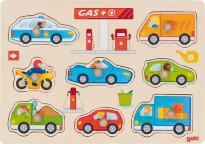 Produktbild von Goki 57341, 8 Stück(e), Fahrzeuge, 1 Jahr(e)