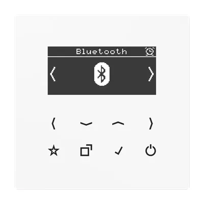 Zdjęcie produktu dla Inteligentne radio Jung DABLSBTWW DAB+m.Bluetooth (DABLSBTWW)